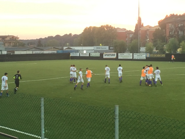 I viola di Bonanni dopo il gol di Vichi 