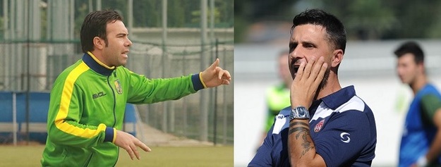 I due allenatori: a sinistra Berruti, a destra Granieri (©Del Gobbo)