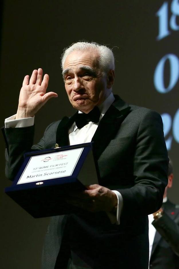 Scorsese riceve il premio alla carriera