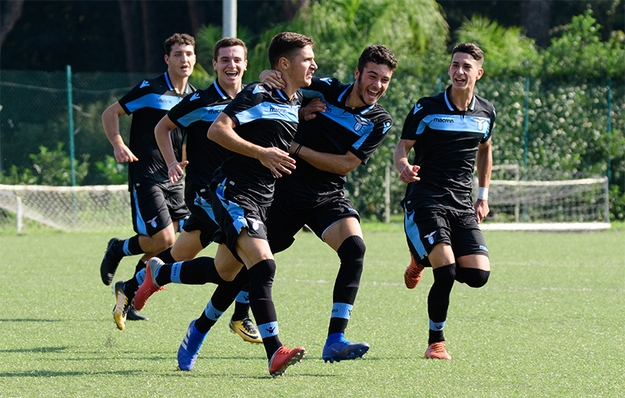 L&apos;esultanza della Lazio contro la Juve (©Cippitelli)