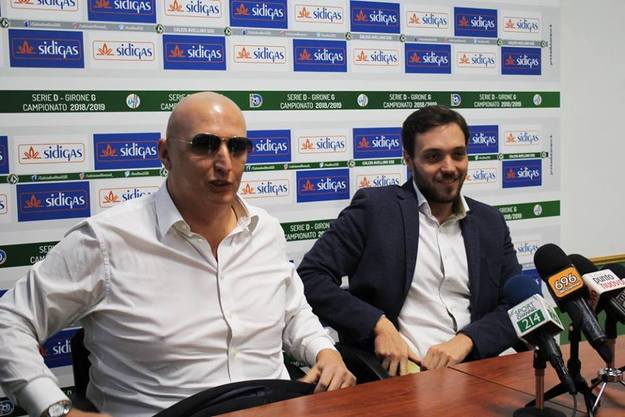 Il Presidente Mauriello e il ds Musa