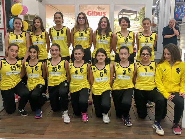 Le ragazze della Volley Academy Civitavecchia