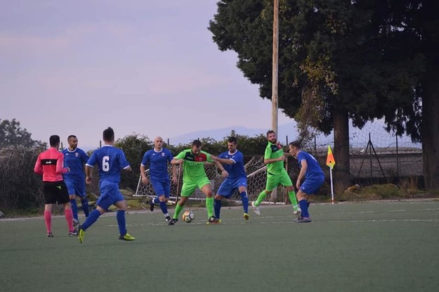 Uno scatto dal match