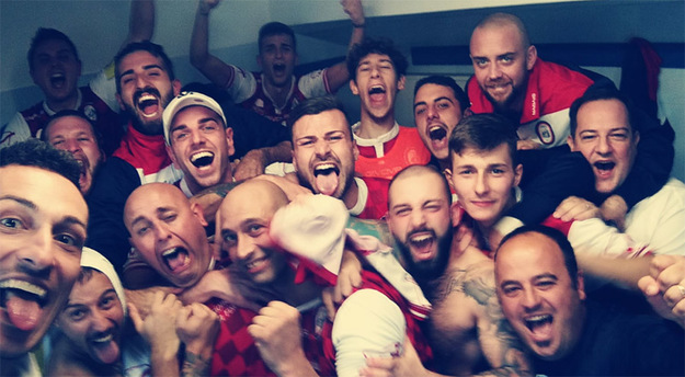 Selfie vittoria per l&apos;Albano