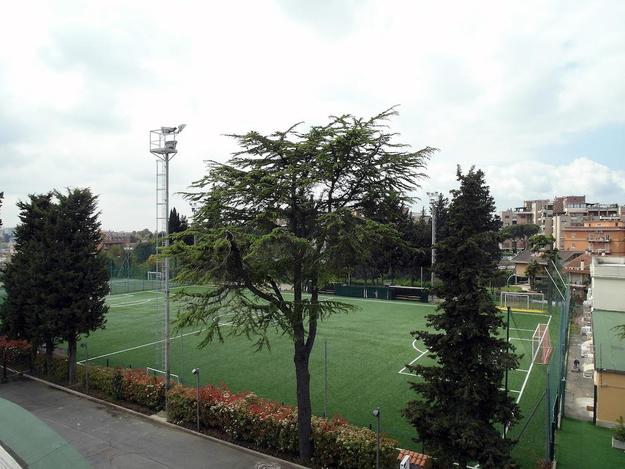 Uno dei campi del Don Calabria, sede dell&apos;Aurelio