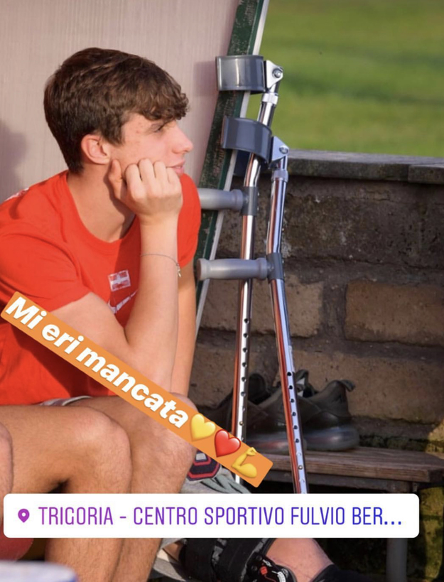La instagram story di Calafiori