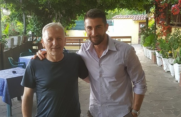 Il ds Carmine Russo (a destra), insieme al presidente Maddaluna