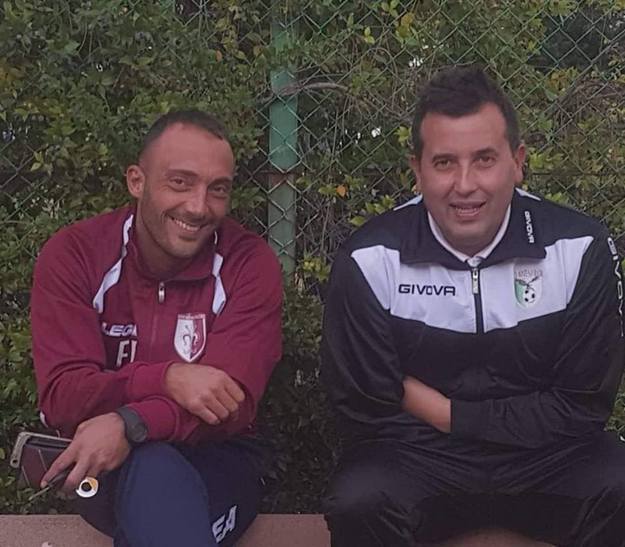 Pippnburg (a sx) e La Rocca, si complimentano dopo la gara di Coppa Lazio