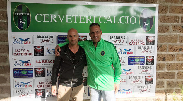 Michele Zeoli con il patron Ugo Ranieri