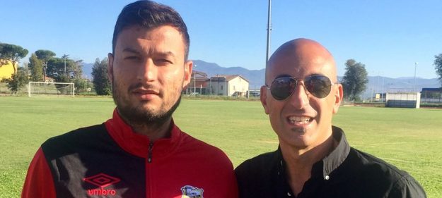 Angelo Pangrazi e l&apos;allenatore Piercarlo Antoniutti