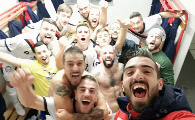 Selfie vittoria per l&apos;Albano