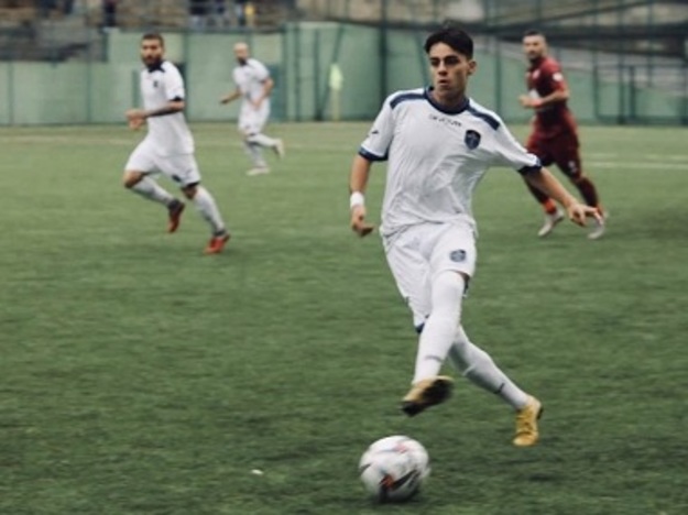 Giacomo Quagliata, terzino del Latina (Ph. Caprino)