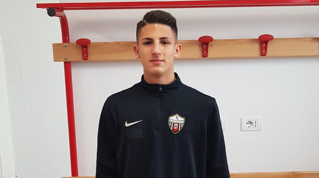 Emanuele Maggese con l&apos;Ascoli