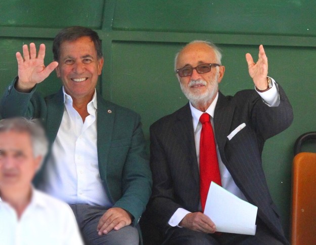 Il Vice Presidente del Trastevere D&apos;Alessio con il Presidente Betturri