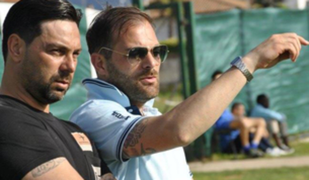 Riccardo Stanziale sulla panchina dell&apos;Aurora Vodice Sabaudia @GazReg