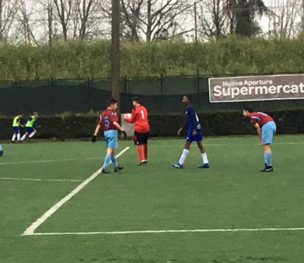 Uno scatto dal match