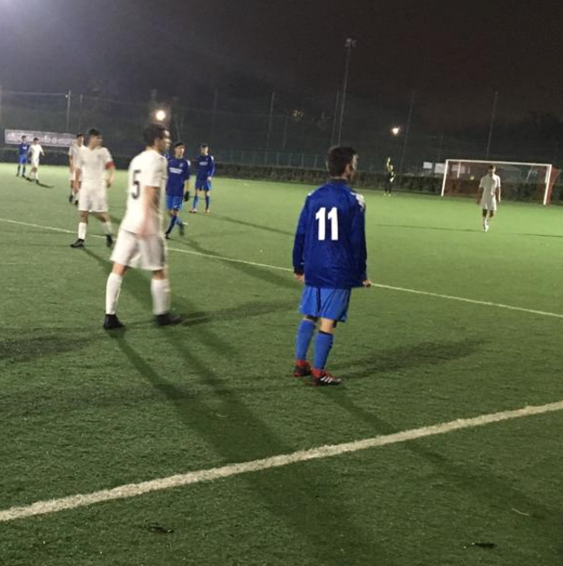 Uno scatto dal match