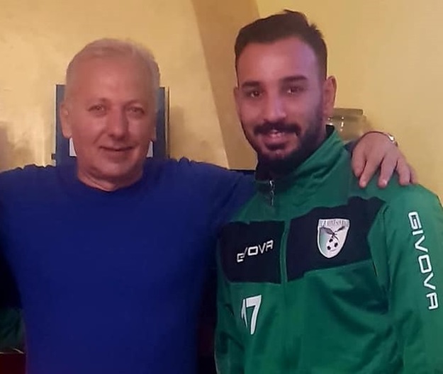 Il pres Maddaluna e Sasà Caiazzo (foto Monte S. Biagio)