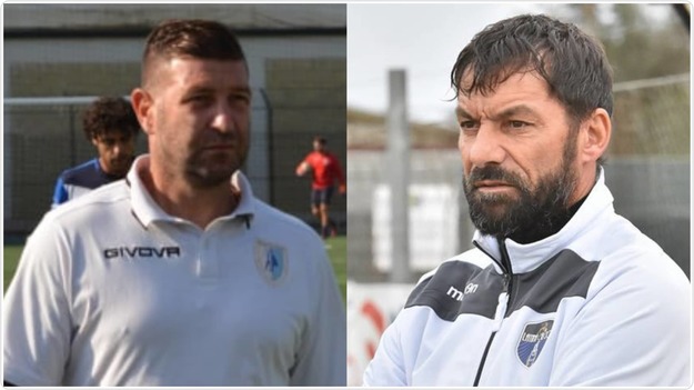 I due allenatori: Minieri (a sx), Pelucchini (a destra)