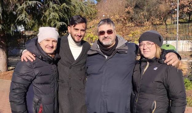 Alberto Aquilani ed il suo staff