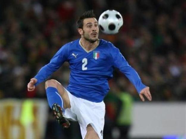 Cassetti con la maglia della Nazionale