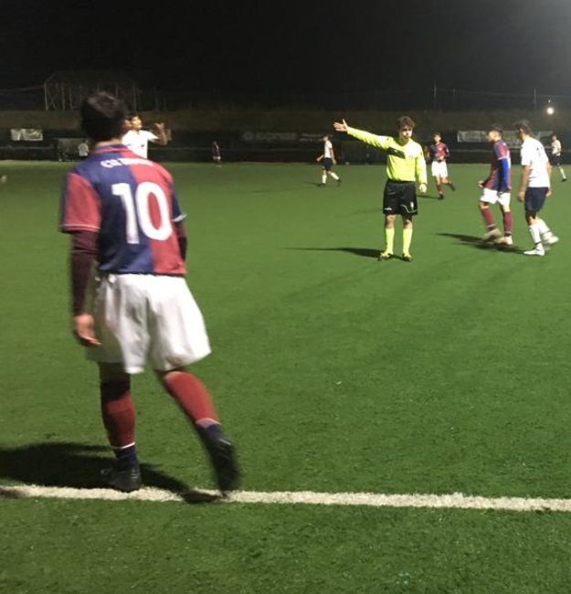 Un scatto dal match