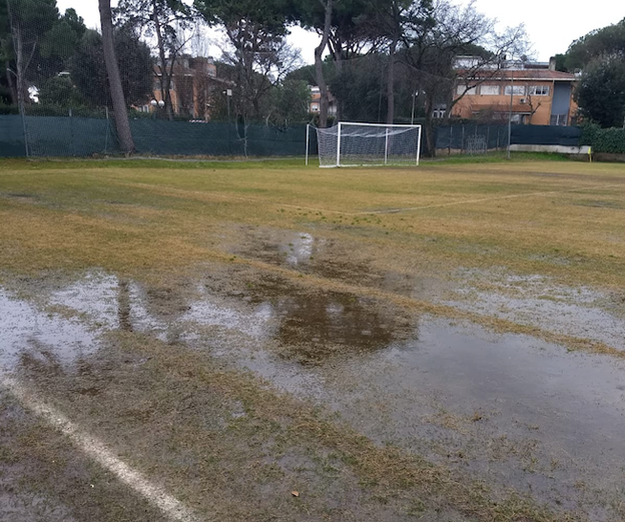 La situazione del campo a Palocco ©GazReg