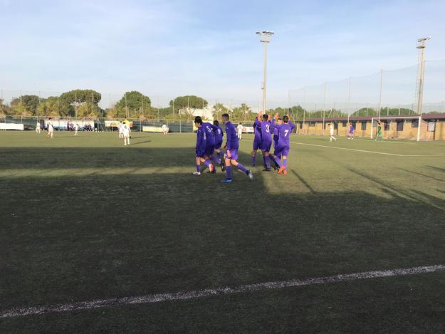 L&apos;esultanza biancoviola (foto GazReg)