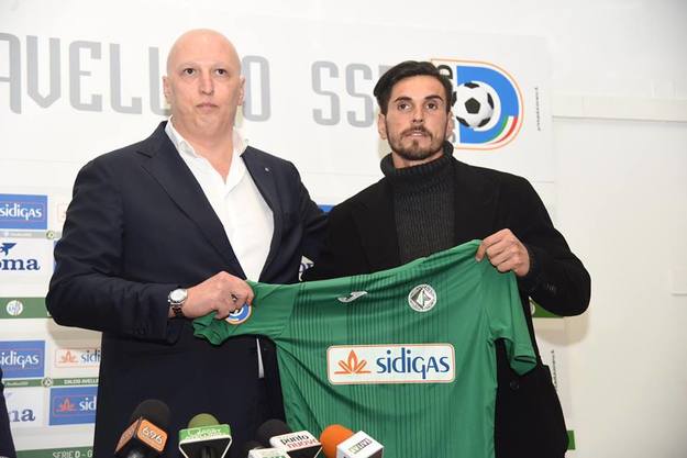 Luis Alfageme con il Presidente dell&apos;Avellino