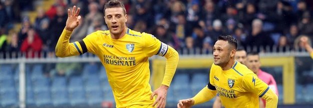Ciofani e Ciano esultano al &quot;Ferraris&quot;