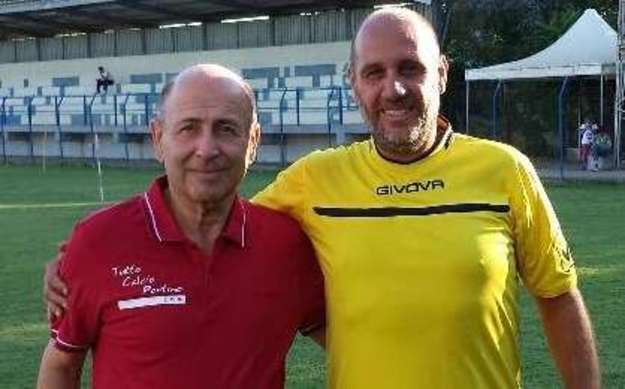 Valentino Mironti, a destra, in una foto prima di una partita @SA.MA.GOR