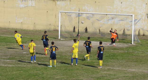Il rigore trasformato da Martino (foto MSGC)