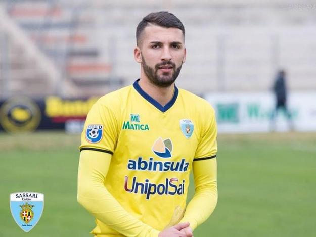 Paolo Palmas, calciatore del Sassari Latte Dolce