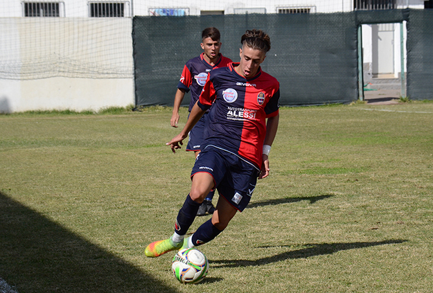 Di Vaio, autore del goal vittoria del Fiumicino @GazReg