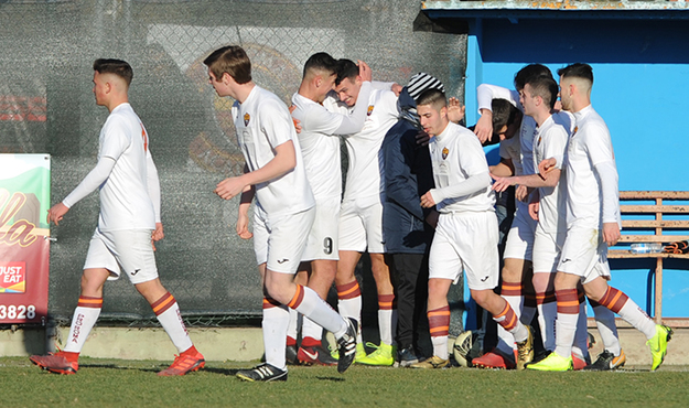 Pro Roma in esultanza (FOTO DelGobbo)