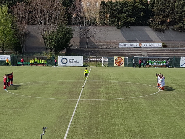 under 14, minuto di silenzio Romulea - Grifone Monteverde