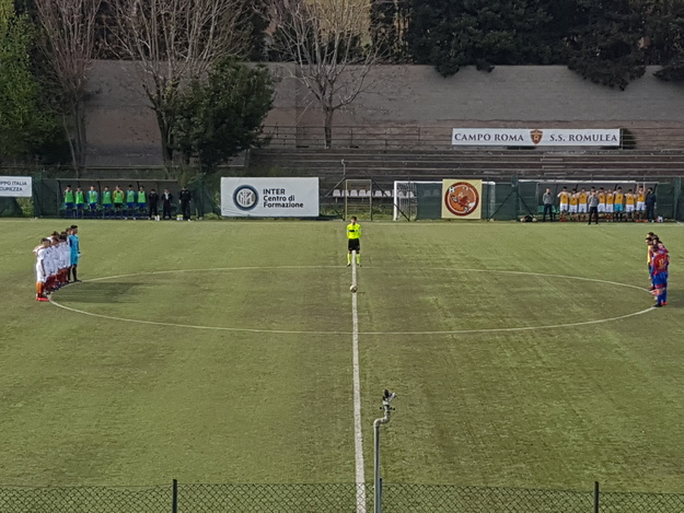 under 16, minuto di silenzio Romulea Vigor Perconti