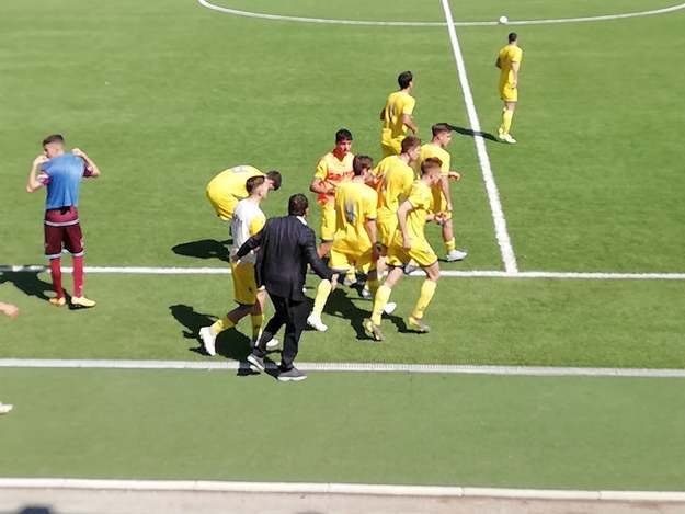 Frosinone in esultanza (FOTO GazReg)