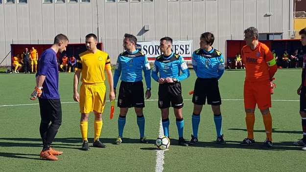 Uno scatto del match d&apos;andata