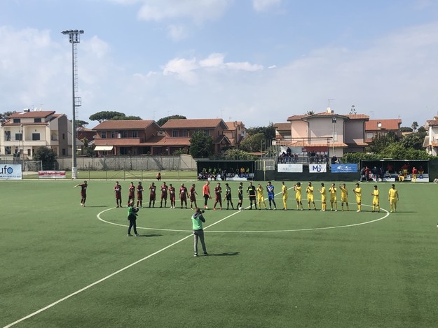 Sff Atletico e Trastevere prima dell&apos;inizio del match