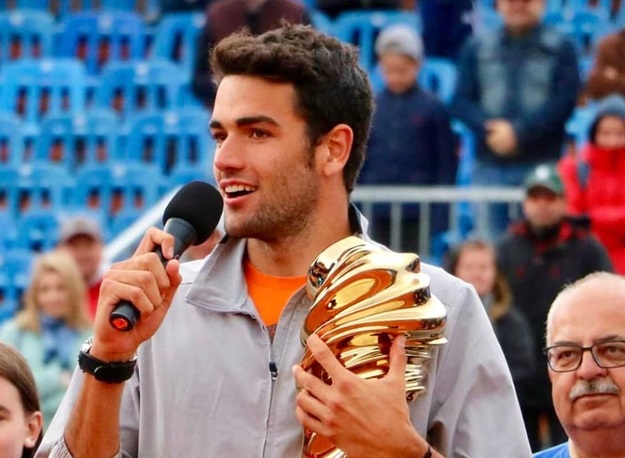 Matteo dopo la vittoria in Ungheria (foto Instagram)