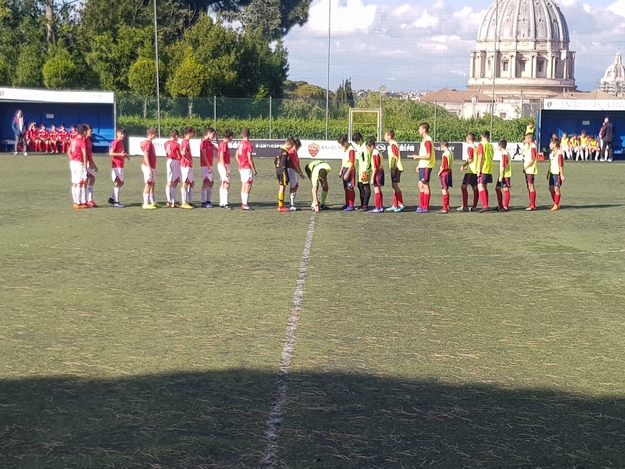 L&apos;inizio del match