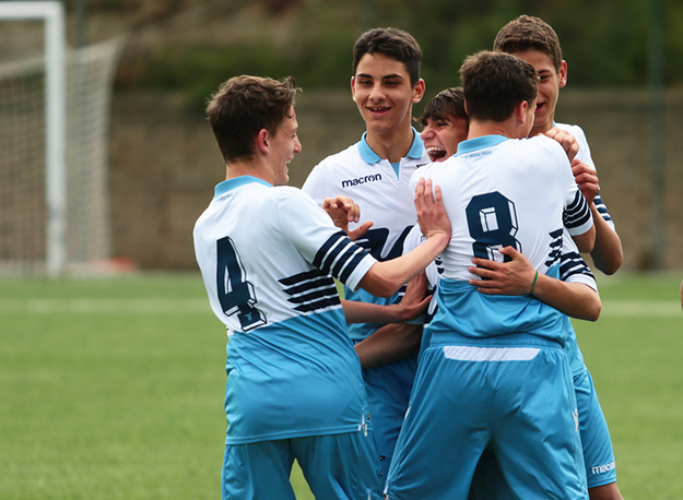 La gioia della Lazio (©Conti)