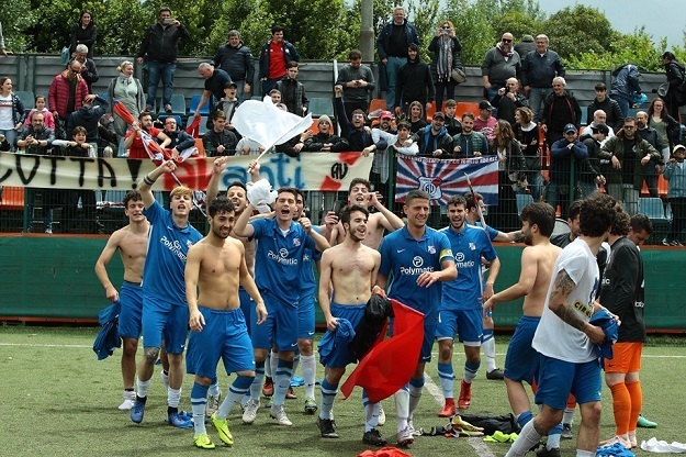 L&apos;Atletico Vescovio festeggia la salvezza ©Tucci(