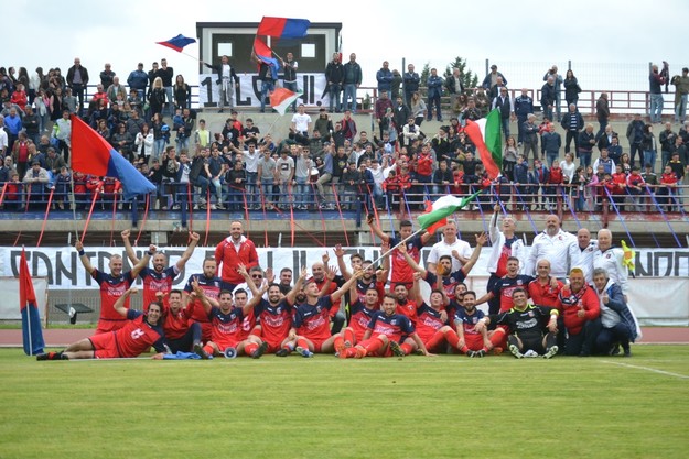 La festa del Rocca Priora per la vittoria del campionato