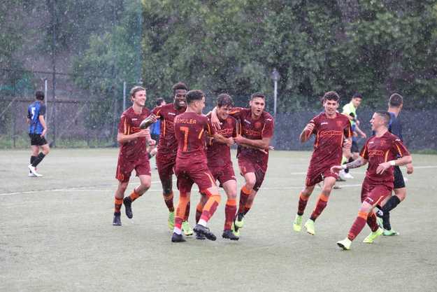 L&apos;esultanza di Belardo dopo il gol (FOTO LORI)