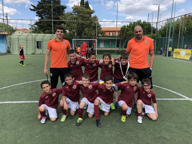 I &quot;Primi Calci&quot; del Trastevere a fine partita