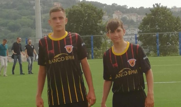 Rossi e Ciuferri con i colori del Benevento