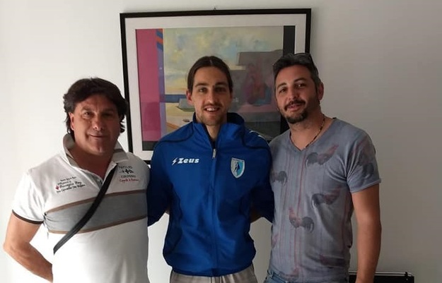 Campobasso con il ds Fiore e Salvatore Centola