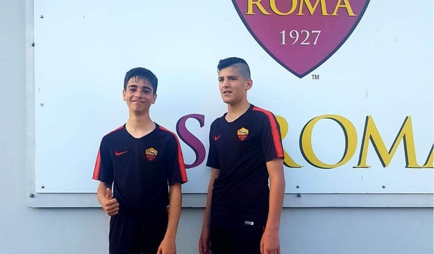Granata e Fravola a Trigoria